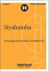 Siyahamba Three-Part Mixed choral sheet music cover